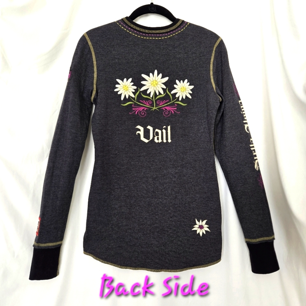 ( Alp N Rock ) Vail Alpinum Long Sleeve Henley NWOT